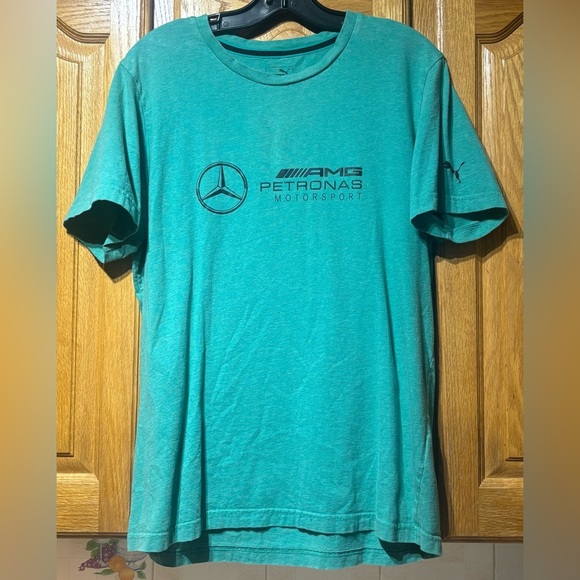 Puma Mercedes AMG Petronas Motorsport Formula 1 F1 Racing Team T-Shirt Large - Picture 1 of 7